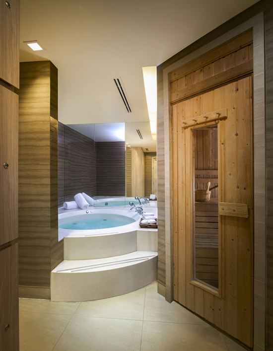 Sauna and Hot Tub