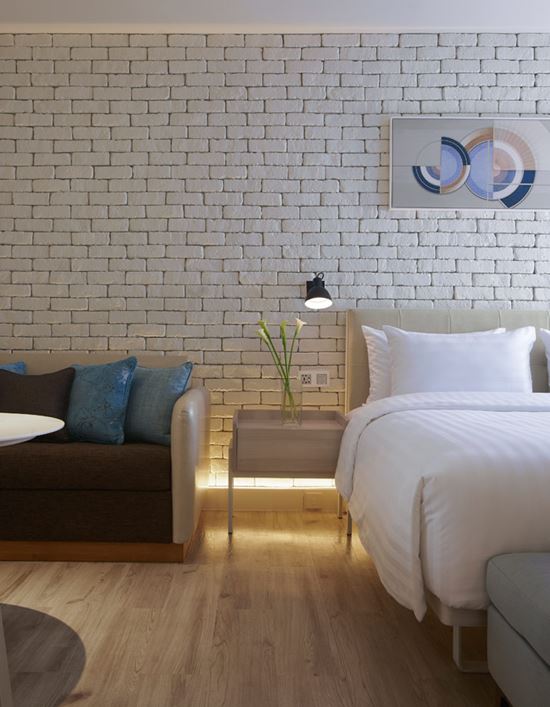 King bed in Junior Suite - Shama Yen-Akat Bangkok